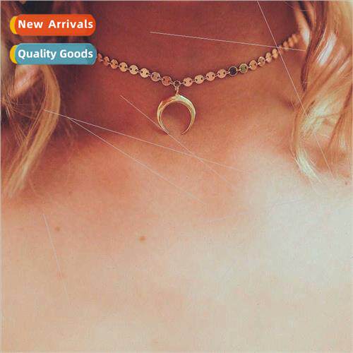 Europe vintage women collarbone chain jewelry alloy handmade