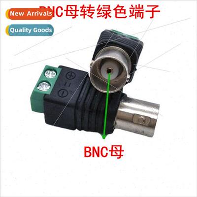 Solderless BNc Female BNC Female to Green Terminal BNC Solde
