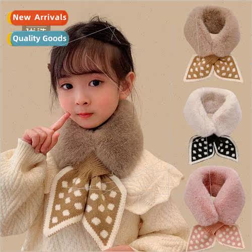 Girl scarf fall winter children scarf neck collar Korean  pl