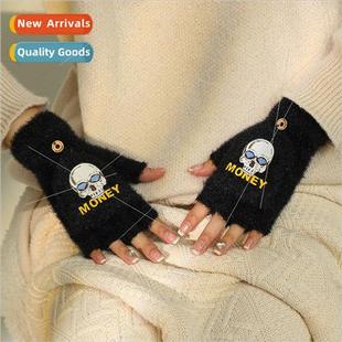 warm flap student cycling Japa cute cold female Winter plush