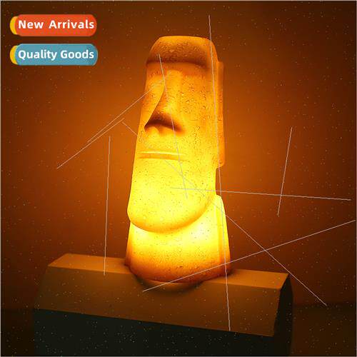 Easter Island Moai night light MOAI stone portra bedside lam
