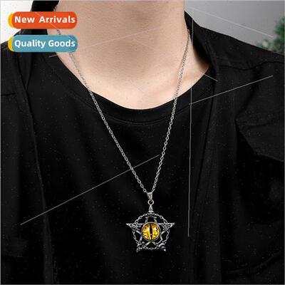 Europe around devil eye necklace winter new men women univer