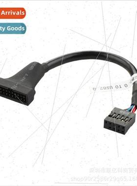 usb2 0 to usb3.0 cable 9pin to 20pin male pin row female cab