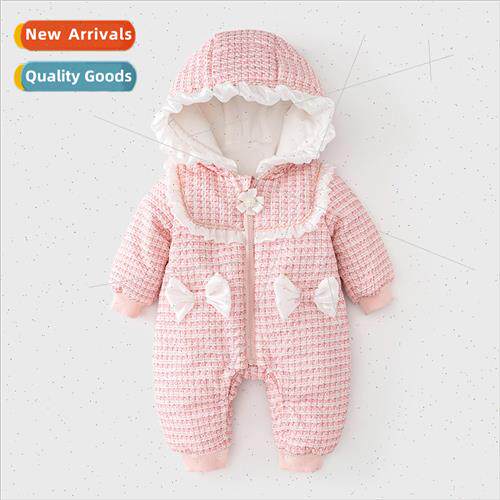 Baby onesie winter small fragrant wind thickened warm cotton