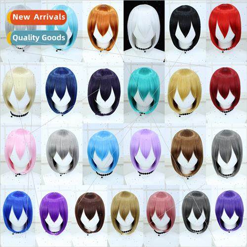 Maoniang universal cos wig short hair 30cm simulation scalp