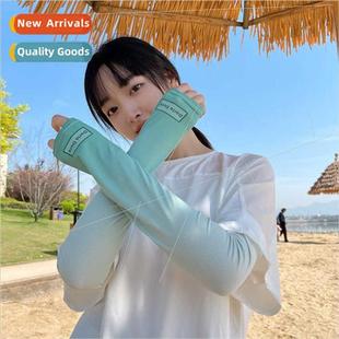 female ins students Sunscreen arm sleeve breathable slee ice