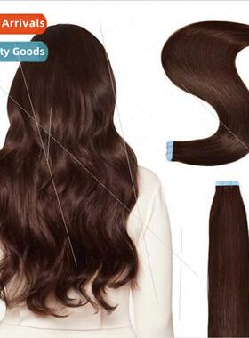 Wig Piece Real Hair Wigs Women Invisible Hair Extensions Tap