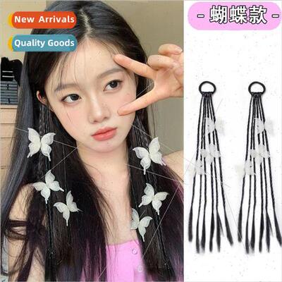 Wig braids female ponytail Y2K boxing braids simulation brai
