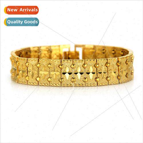 Hand Jewellery Polished Diamond Shiny Men Hip Hop Bracelet E
