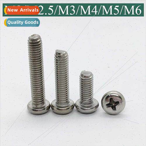 304 screws M2 M3 pan head screws PM cross slot screws m4 rou