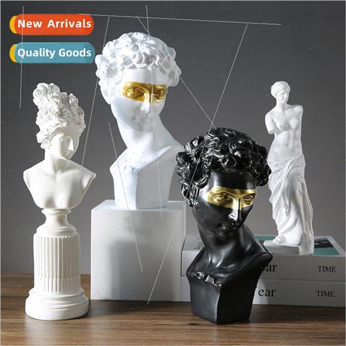 Scandinavian character sculpture ornament David plaster stat