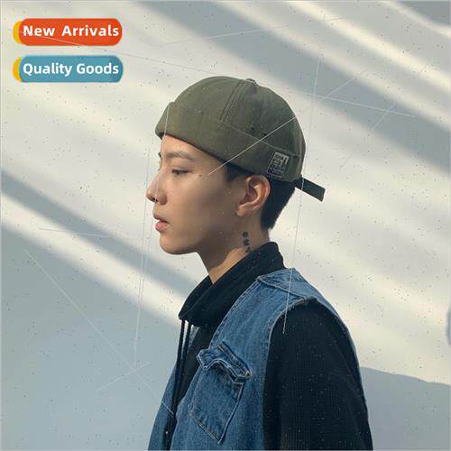 Japanese British retro melon skin cap men four seasons hip-h