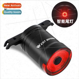 Bicycle Smart Tail ght Sensor Brake Tail ght USB Rechargeabl
