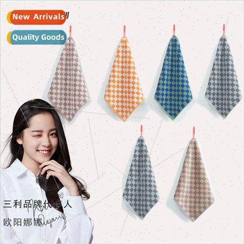 Towel colorful plaid Japan terry jacquard plaid cotton squar