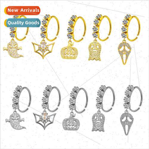 Europe Halloween Nose Ring Nose Studded Nose Jewelry Skull P