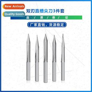 Engraving Carbide 3pcs Drill Wood Mills End Shank 4mm