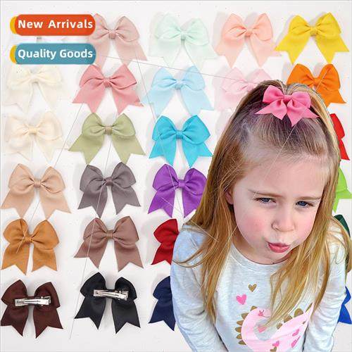 Europe children hair clips swallowtail bow bangs clip hair c
