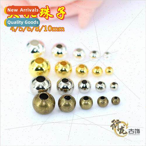 DIY jewelry materials handmade vintage bronze large hole bea