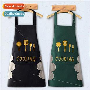 Knife and 适用k with hand-wipe apron waterproof oil-thickene