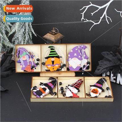 Halloween Hanging Decorations Faceless Old Man 3 Compartment