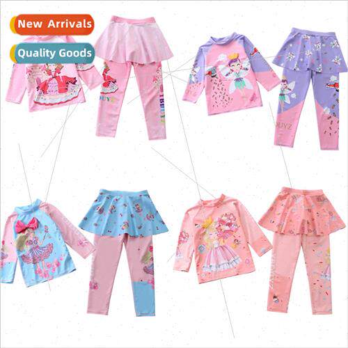New children swimsus women spl body long sleeve long pants s