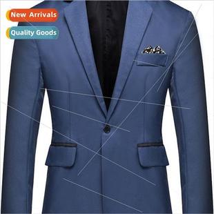 casual fashio single men small iron breasted new 2023