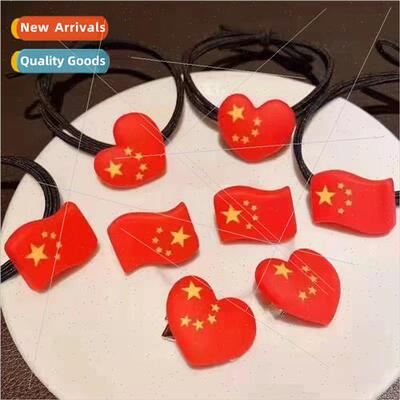 New five-star red flag national flag hair rope hair b Day tr