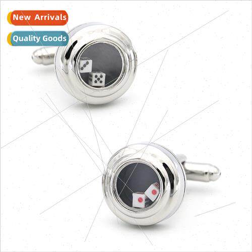 Gambler Black Dice Cufflinks Men Cufflinks French Shirt Cuff