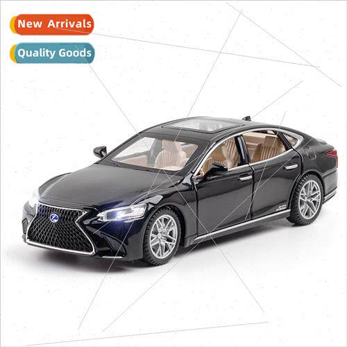 Boxed 1:32 simulation Lexus LS500h alloy car model 6 open so