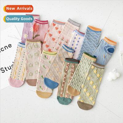 Summer new socks women ~ personalized creative illustration