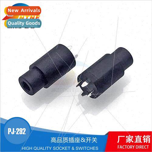 PJ-292 Vertical 2.5MM 4-4-pole headphone socket 4P pins roun