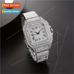 diamonds Roman ladies watches dial full square Women text