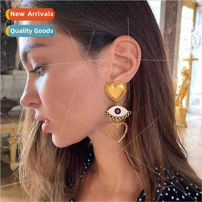 Europe fashion eye earrings female set shooting popular earr