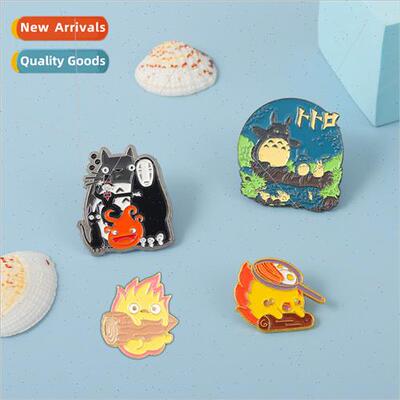 Anime  flame cartoon personaly brooch ornaments