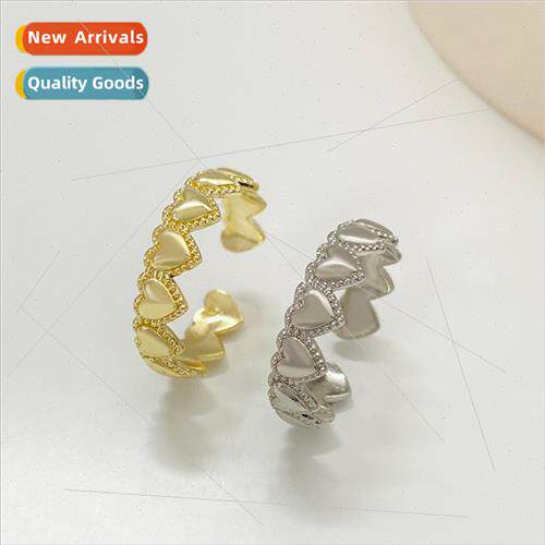 New retro design love ring Europe simple opening adjustable