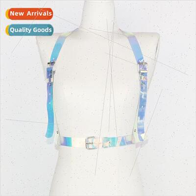 New Europe Laser Colorful Leather Versatile Binding Belt Set