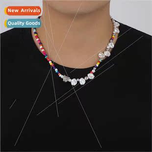 steel beaded rice Europe shaped stainless beads pear fashion