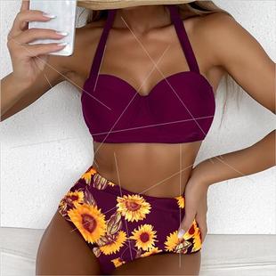 Bikini Swimsu Bag New Hanging Green Europe Sexy 2022 Ladies