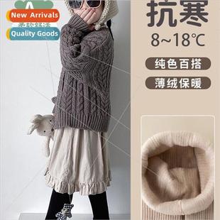 thin velvet bottoms padded childrens ℃ pantyhose girls