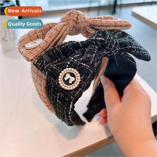 bow fas ins ageing band hair large wide wind retro Korea?