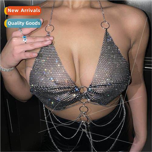 MW3147Europevest rhinestone inlaid diamond cloth small circl