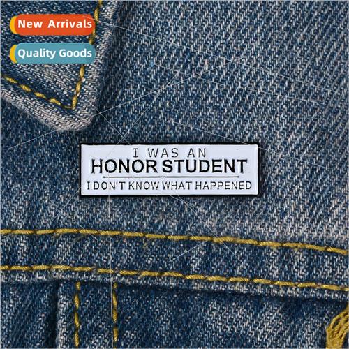 Im an honor student enamel pin Funny personalized student co