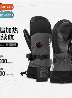 Winter smart heating gloves goatskin wear-resistant -slip 3M