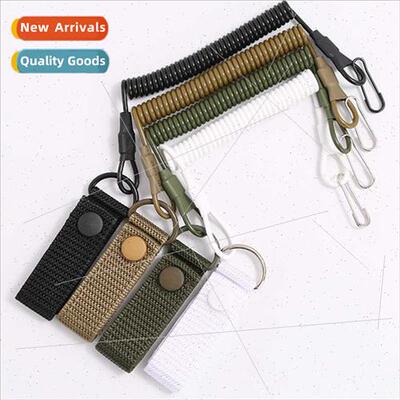 Tactical Spring Gun Cord Faux Lost Outdoor Tactical Belt Wai