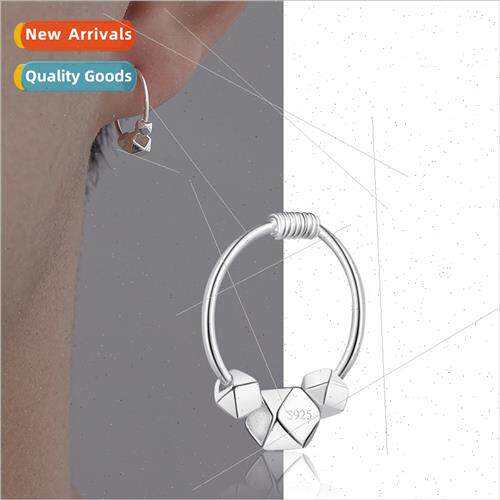 Earrings Men Hipster Ear Buckles Hundreds Small Square Earri
