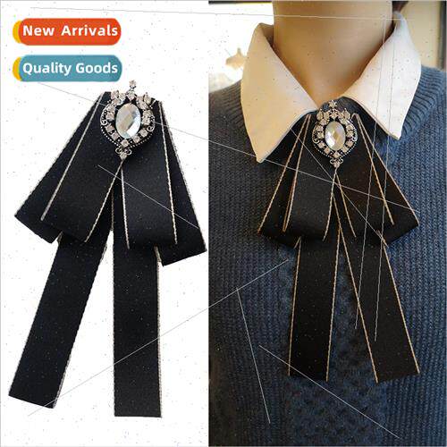 Brish college shirt collar flower female professional access