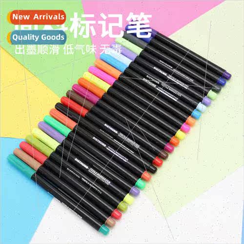 24 colors fabric markers colorful hand drawing DIY graffi wa
