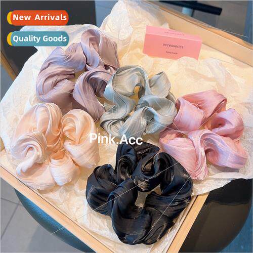 Korean jewelry retro ins beaded fine flash popcorn pleated s