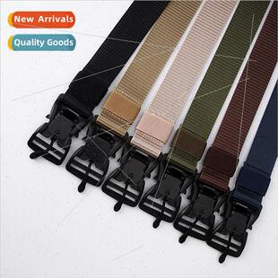 Outdoor buckle tactical belt men casual belt leisure multifu