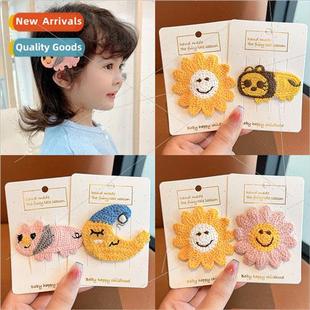 new Korea knted autumn woo girls winter children 2023 simple